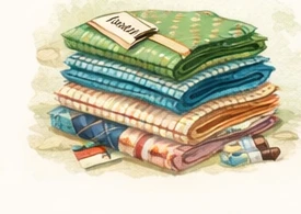 Stacked fabric collection